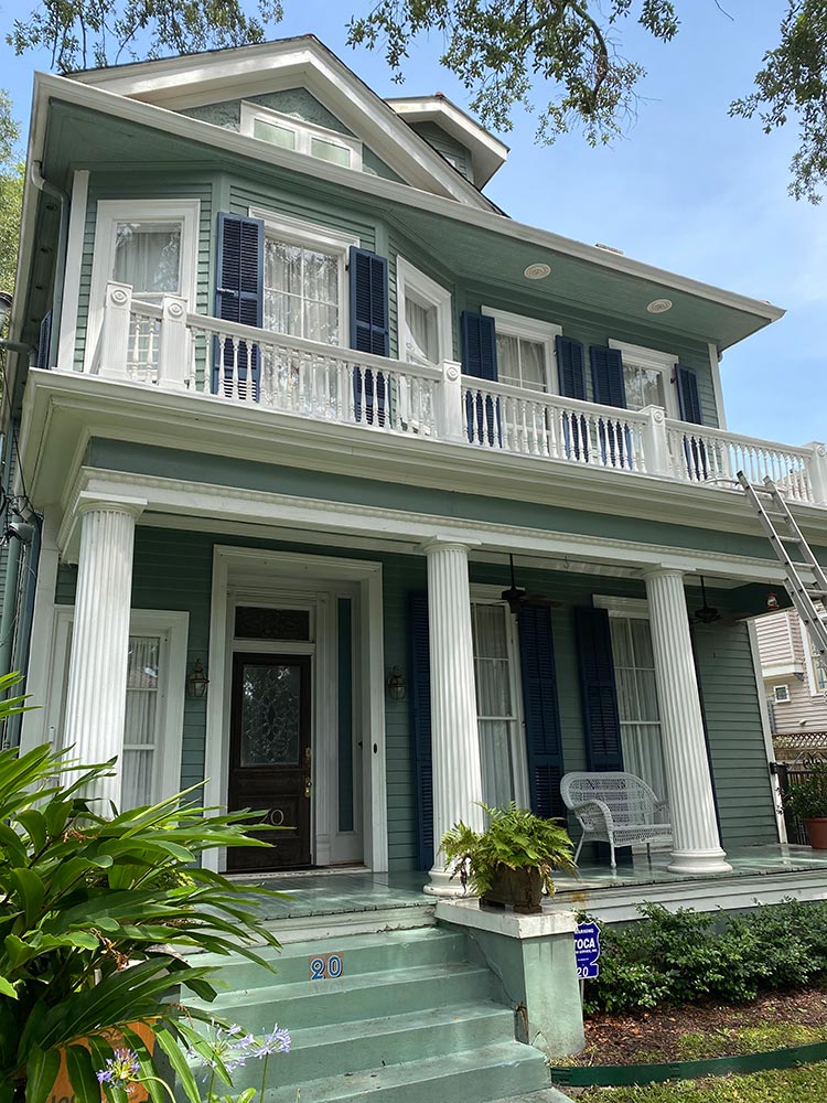 Historic home soft washing in new orleans la