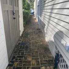 Pressure washing driveway brick new orleans la 006